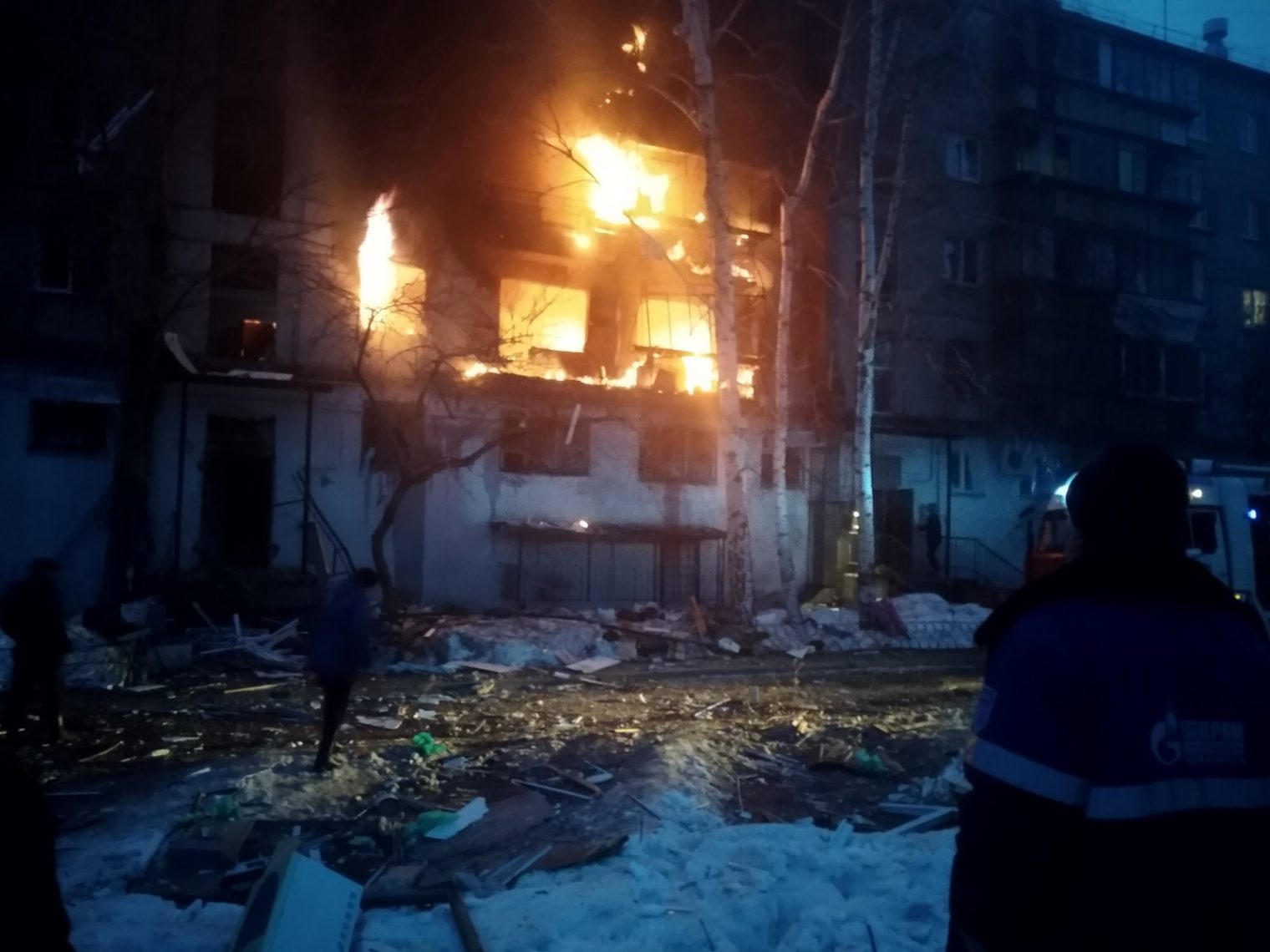 фото взрыв в Магнитогорске