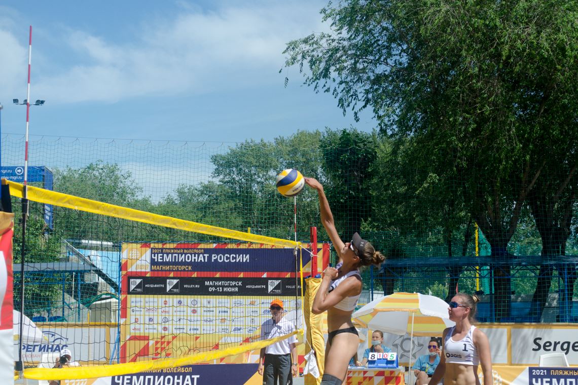Борьба была напряжённой. В Магнитогорске завершился Чемпионат России по пляжному волейболу