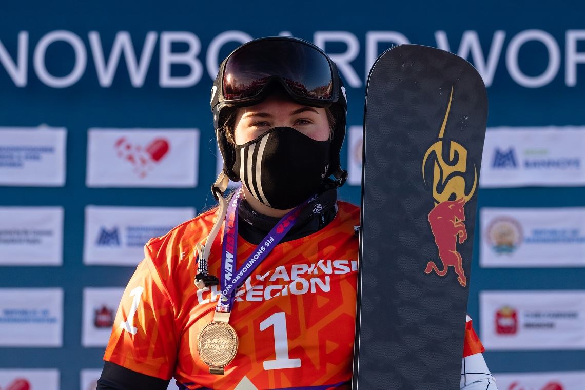 Выложилась на полную. Русская спортсменка взяла золото на этапе кубка мира по сноуборду