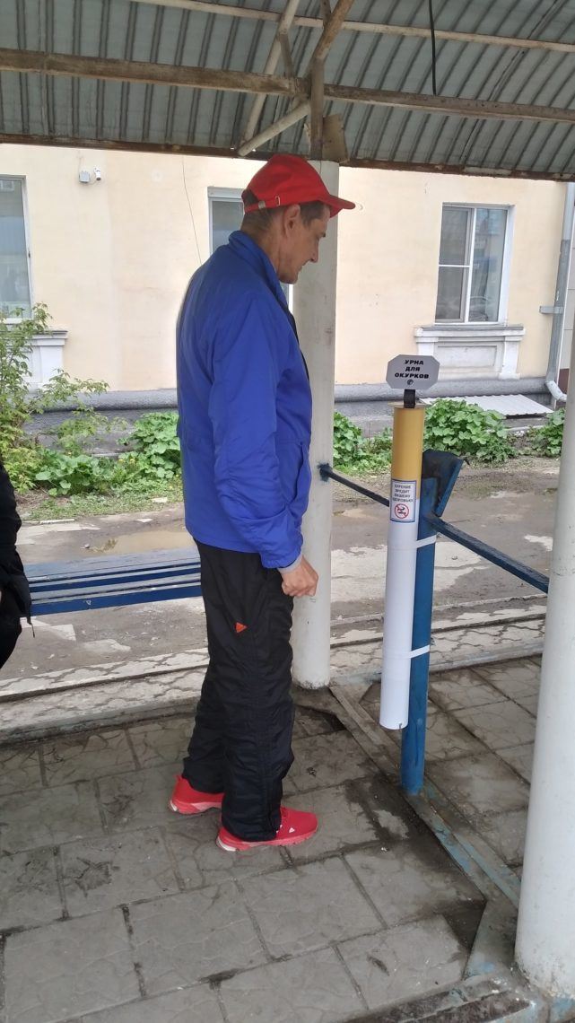 Ради чистоты эксперимент! Нативную урну в виде сигареты установил Чистомэн в Челябинской области