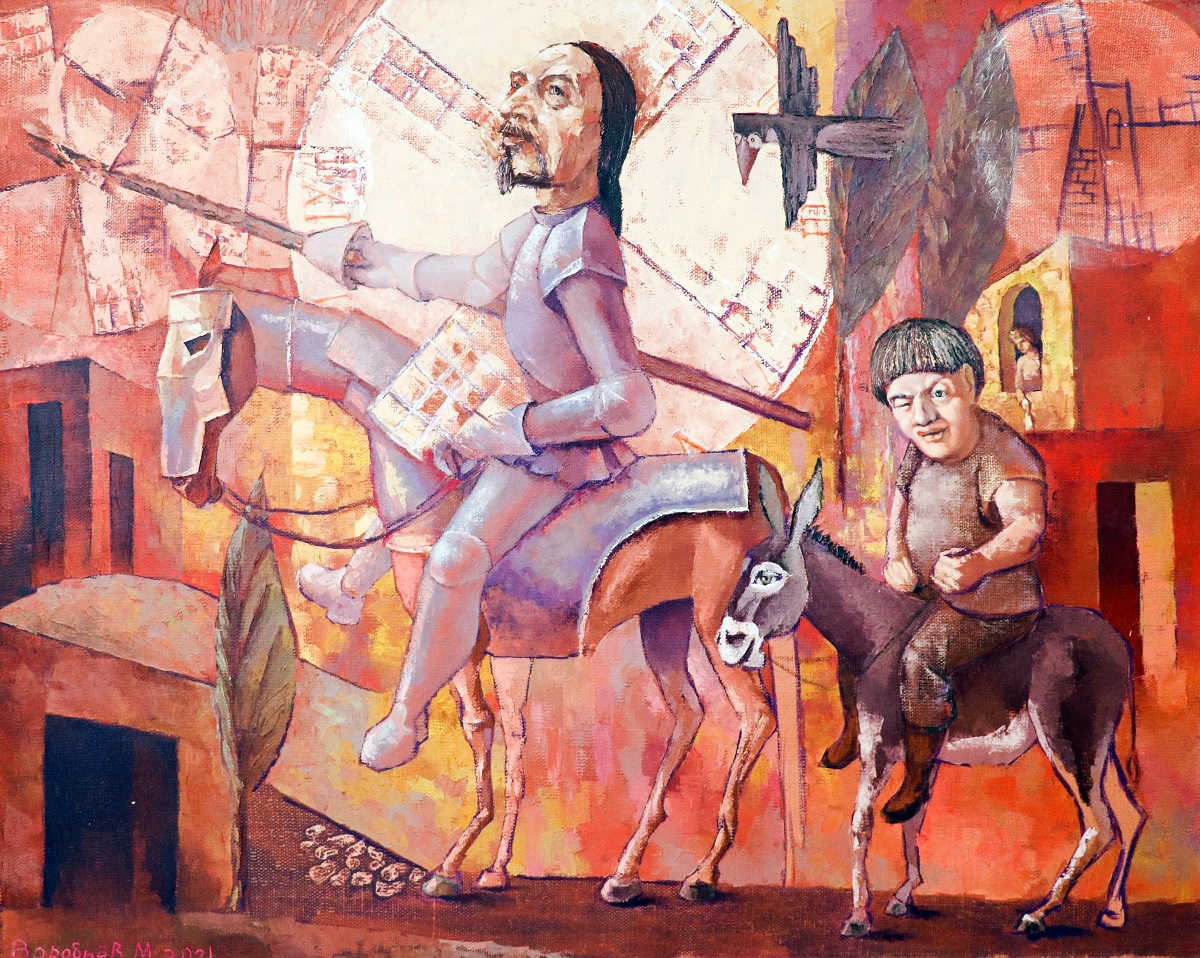 По раскрашенной душе. Выставка Михаила Воробьева открылась в Магнитогорской картинной галерее