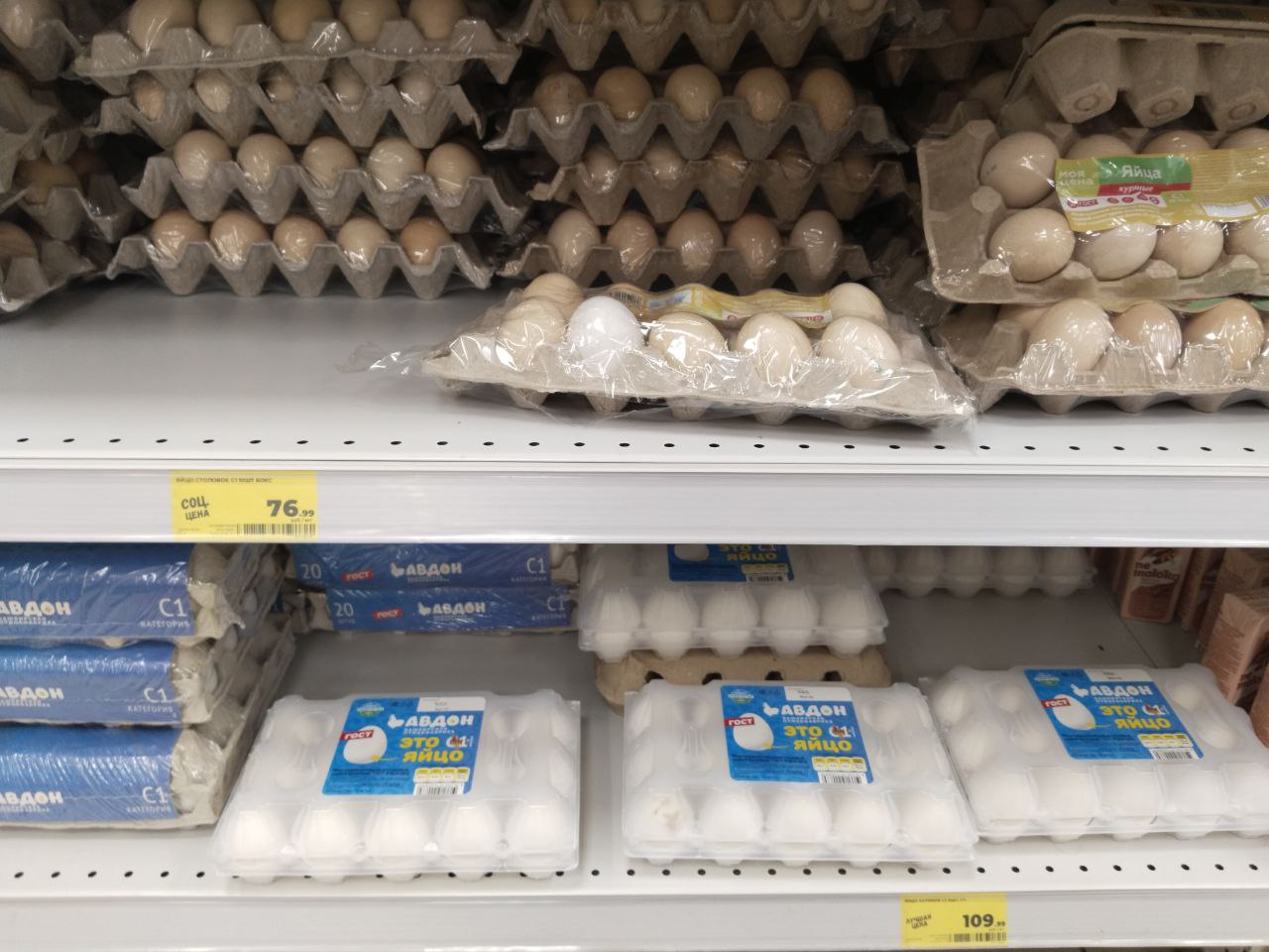 Подорожали ли продукты? Цены на яйца перед Пасхой проверили в магазинах Магнитогорска