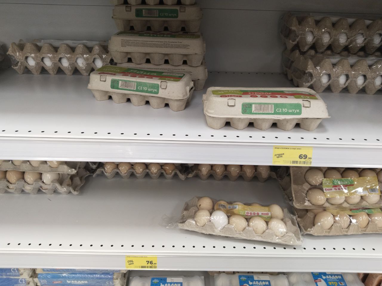 Подорожали ли продукты? Цены на яйца перед Пасхой проверили в магазинах Магнитогорска