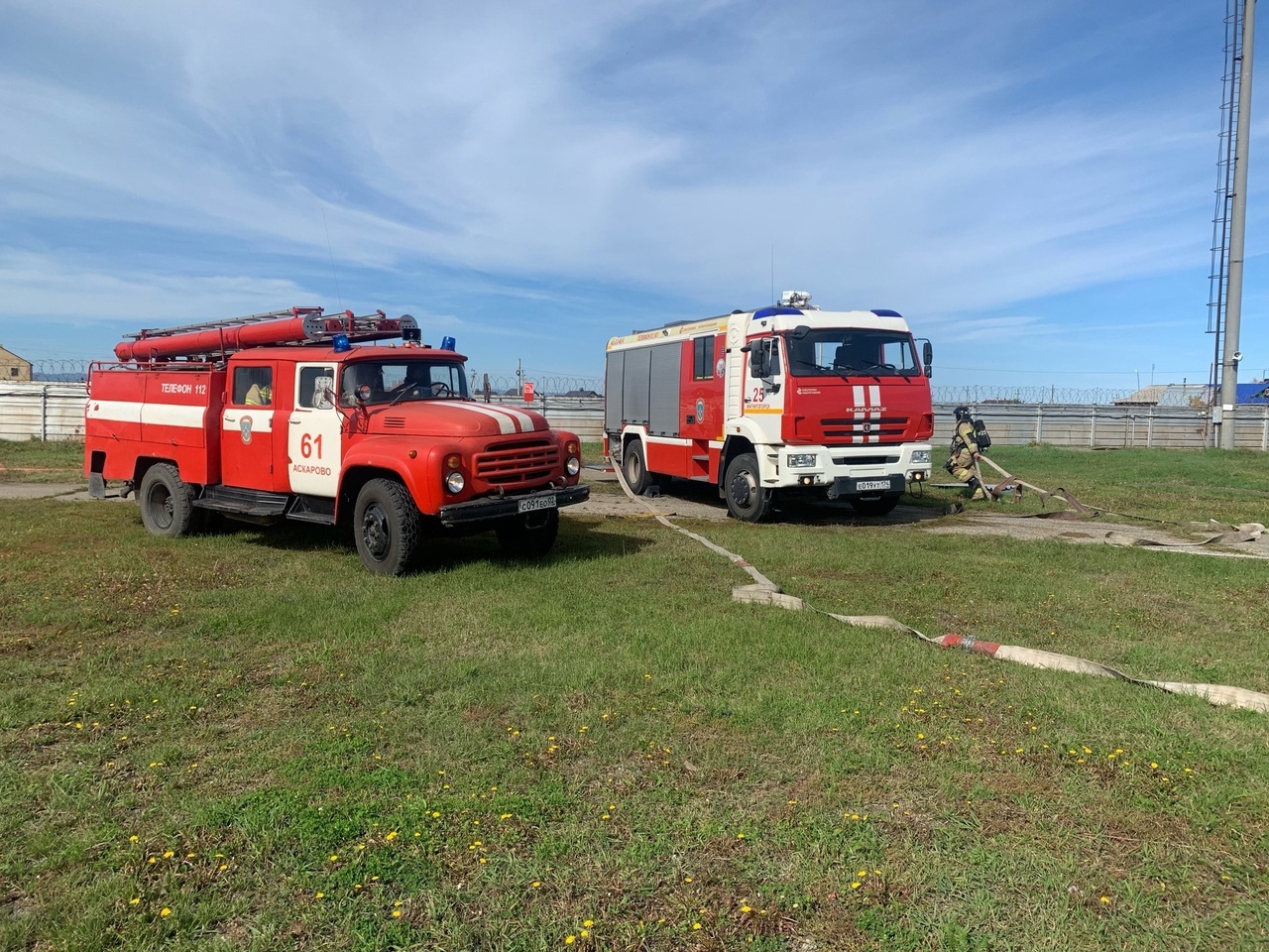Учения в Башкирии. Пожарные Магнитогорска выезжали на нефтебазу